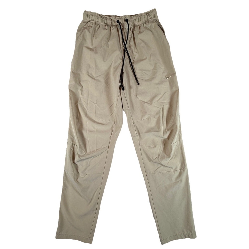 Nike Unlimited Men's Sz S Dri-FIT Zippered Cuff Versatile Pants (Desert Kha)